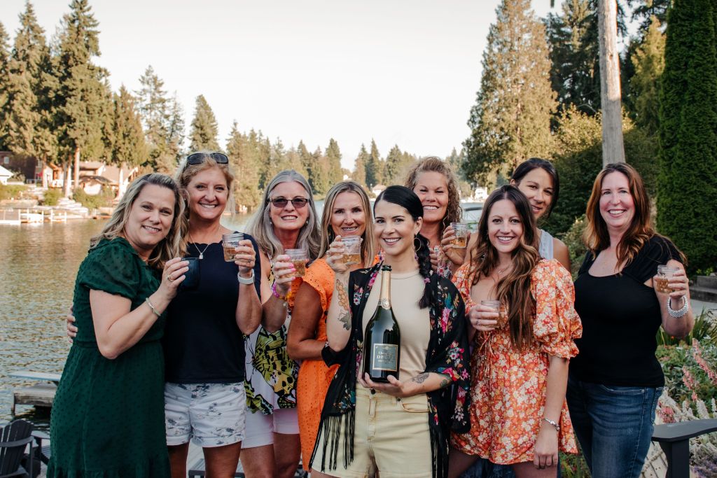 Group at a zenwine event