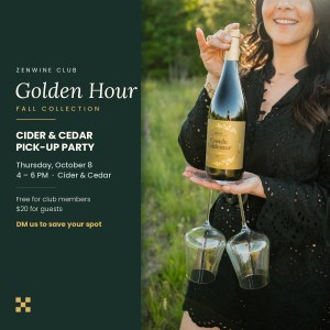 Cider & Cedar: A Golden Hour Pick-Up Party